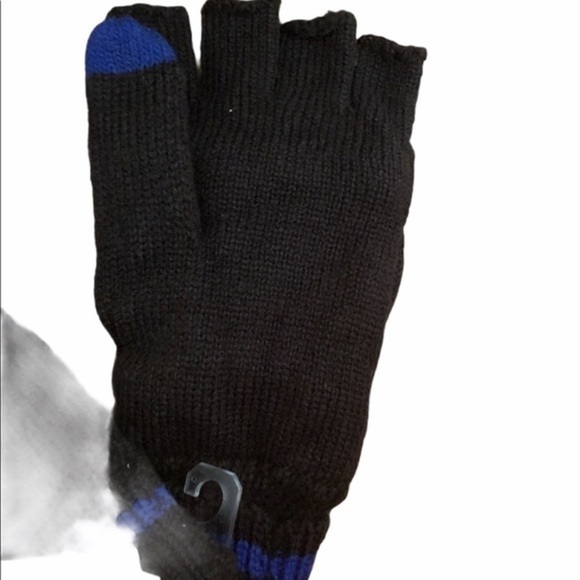 Men's Fold Over Mitten Goodfellow & Co Black NWT - Picture 3 of 4